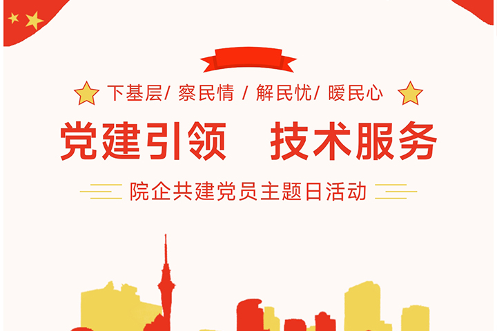 “黨建引領(lǐng)，技術(shù)服務(wù)”---院企共建黨員主題日活動